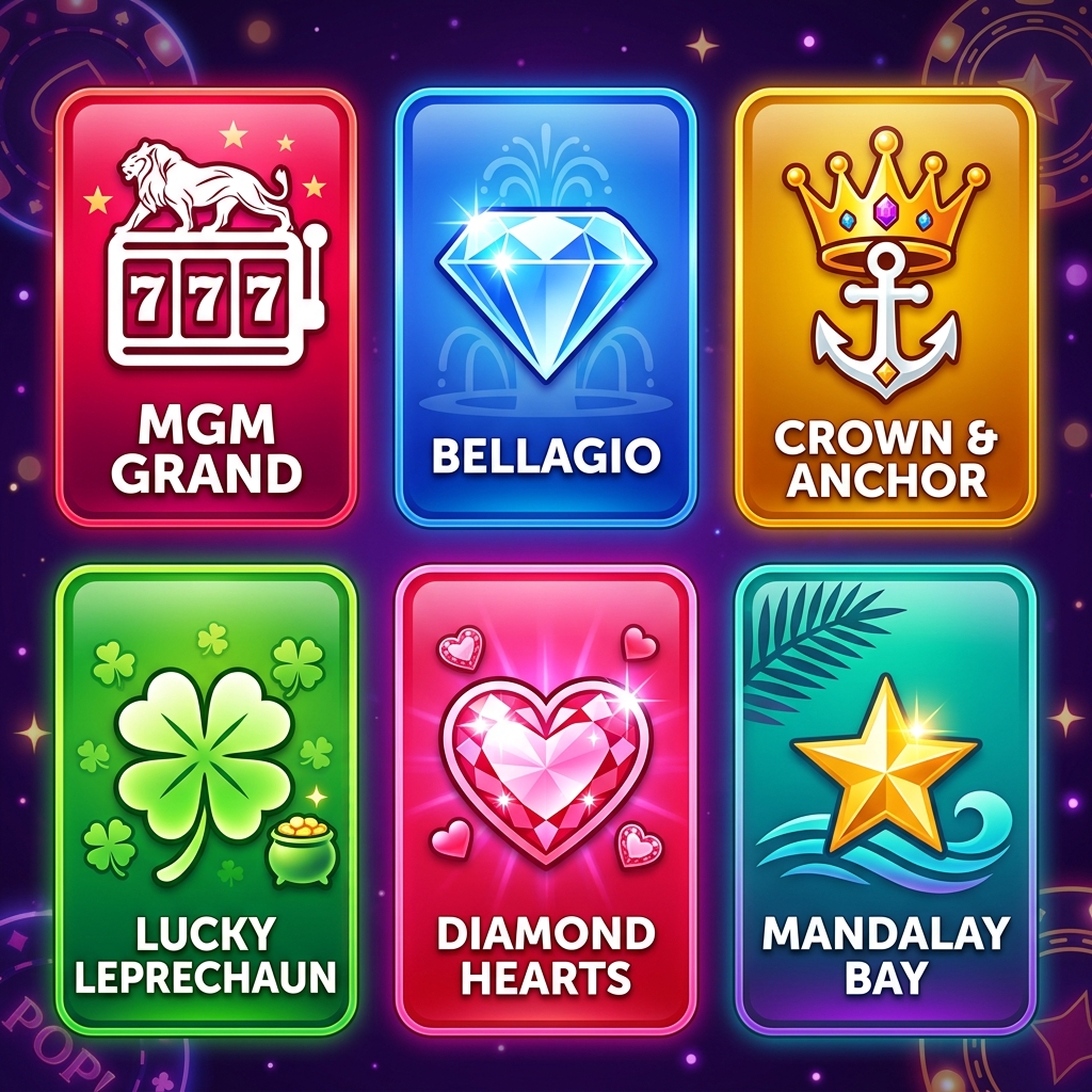 POP! Slots Spielekatalog – Las Vegas Slot Auswahl